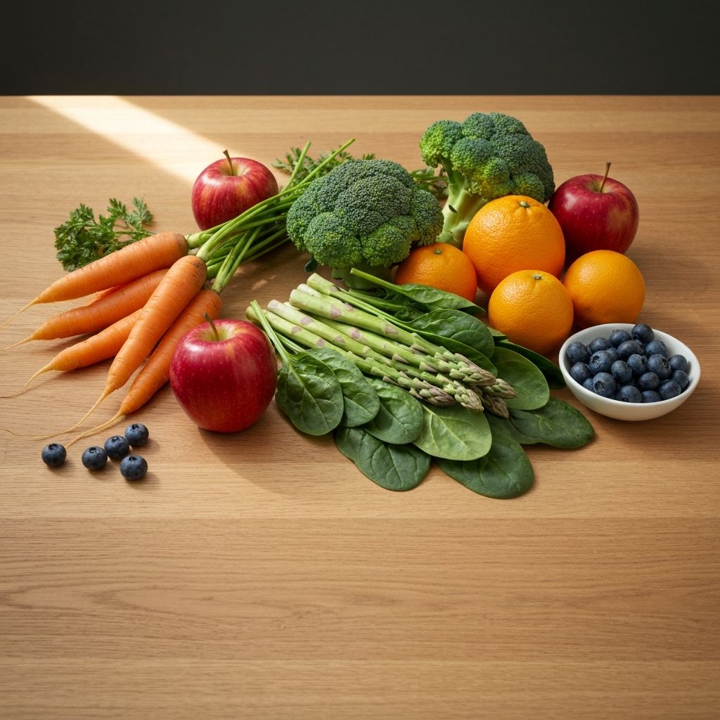 Fresh healthy food ingredients